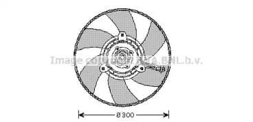 vn7517 Prasco Вентилятор системи охолодження двигуна