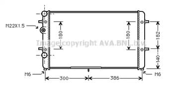 vna2179 Prasco Радіатор охолодження двигуна