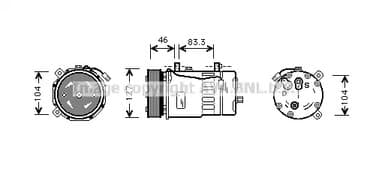 vnak050 Prasco Компрессор кондиционера