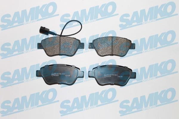 5SP1225 Samko Тормозные колодки