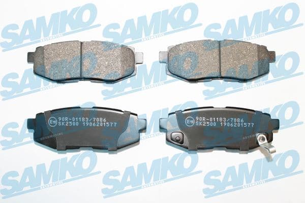 5SP1577 Samko Тормозные колодки