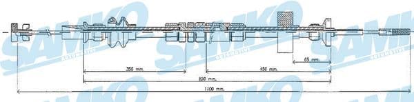 c0273c Samko Трос сцепления