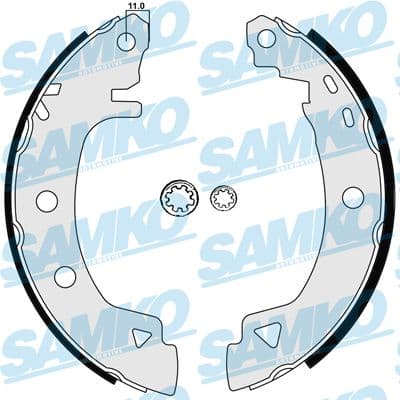84920 Samko Тормозные колодки