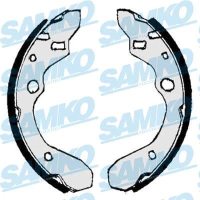 87010 Samko Гальмівні колодки