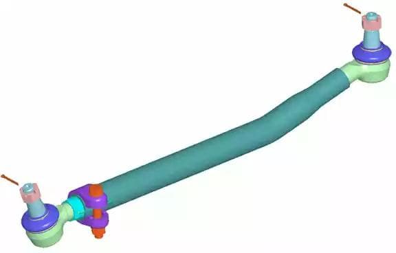 3866401 Lemförder Рулевая тяга в сборе