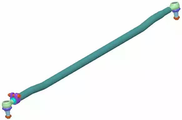 3868001 Lemförder Кермова тяга в комплекті