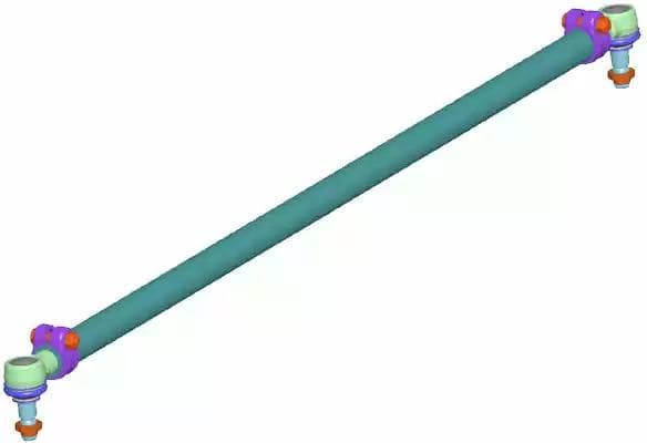 3891201 Lemförder Рулевая тяга в сборе