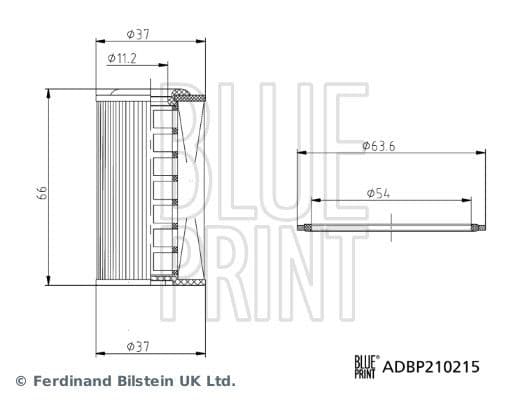 adbp210215 Blue Print Фільтр АКПП