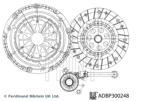 adbp300248 Blue Print Комплект сцепления