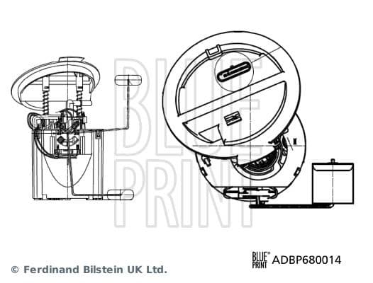 adbp680014 Blue Print Паливний насос