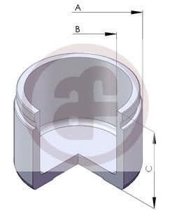 D025230 Autofren Seinsa Поршень тормозного суппорта
