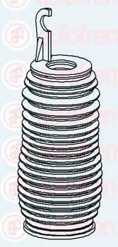 D9224 Autofren Seinsa Пильник кермової рейки