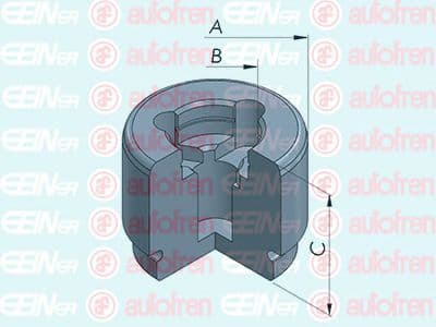 D025411 Autofren Seinsa Поршень гальмівного супорта