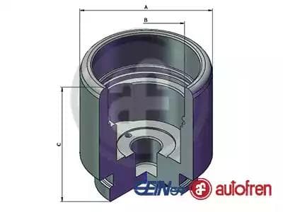 d025644 Autofren Seinsa Поршень гальмівного супорта для Toyota MR 2