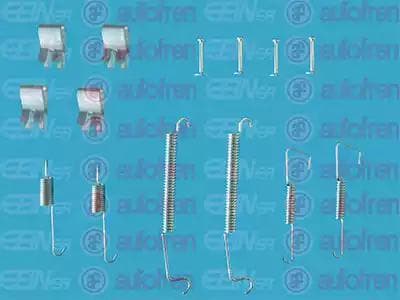 D3919A Autofren Seinsa Монтажний комплект барабанних гальмівних колодок