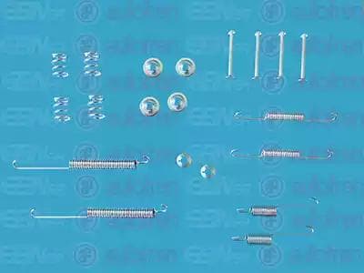 D3926A Autofren Seinsa Монтажный комплект барабанных тормозных колодок