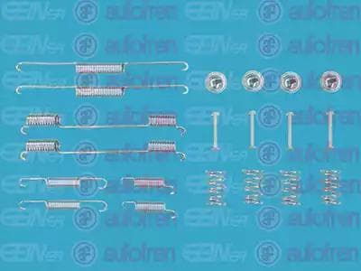D3940A Autofren Seinsa Монтажный комплект барабанных тормозных колодок