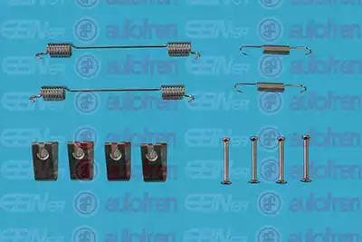 D3970A Autofren Seinsa Монтажный комплект барабанных тормозных колодок
