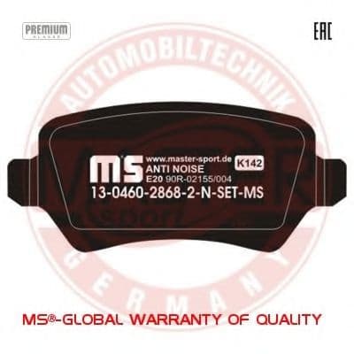 13046028682N-SET-MS Master-Sport Тормозные колодки