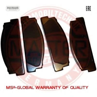 13046039362N-SET-MS Master-Sport Гальмівні колодки для Fiat Panda