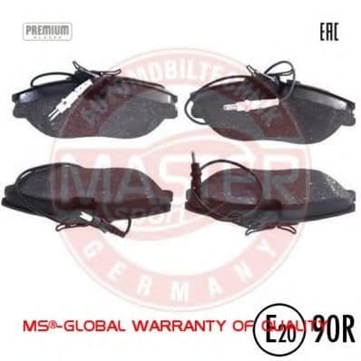 13046028442N-SET-MS Master-Sport Гальмівні колодки для Peugeot 607