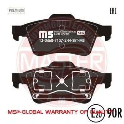 13046071372N-SET-MS Master-Sport Тормозные колодки
