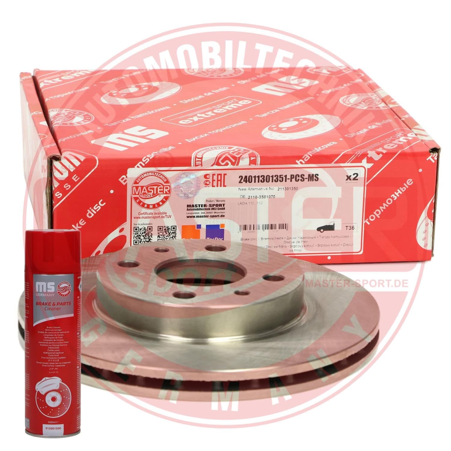 24011301351pcsmsp Master-Sport Тормозной диск