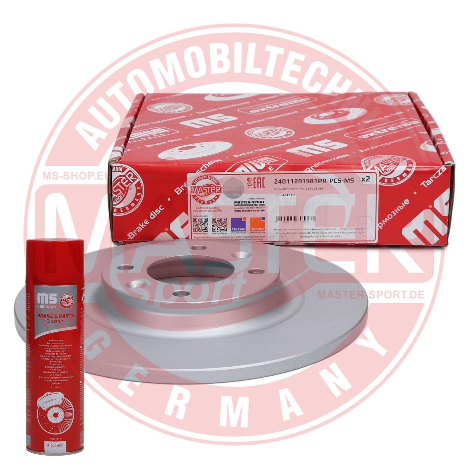 24011201981prpcsmsp Master-Sport Тормозной диск