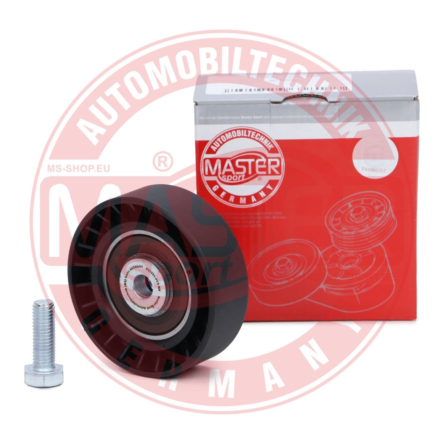 r38251pcsms Master-Sport Обвідний ролик поліклинового ременя