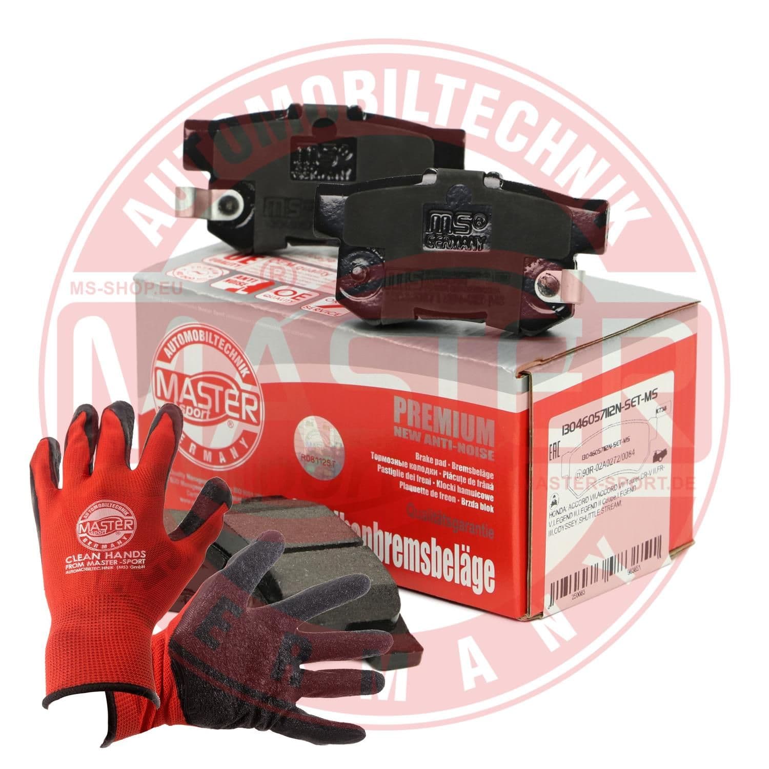 13046057112nsetmsp Master-Sport Гальмівні колодки