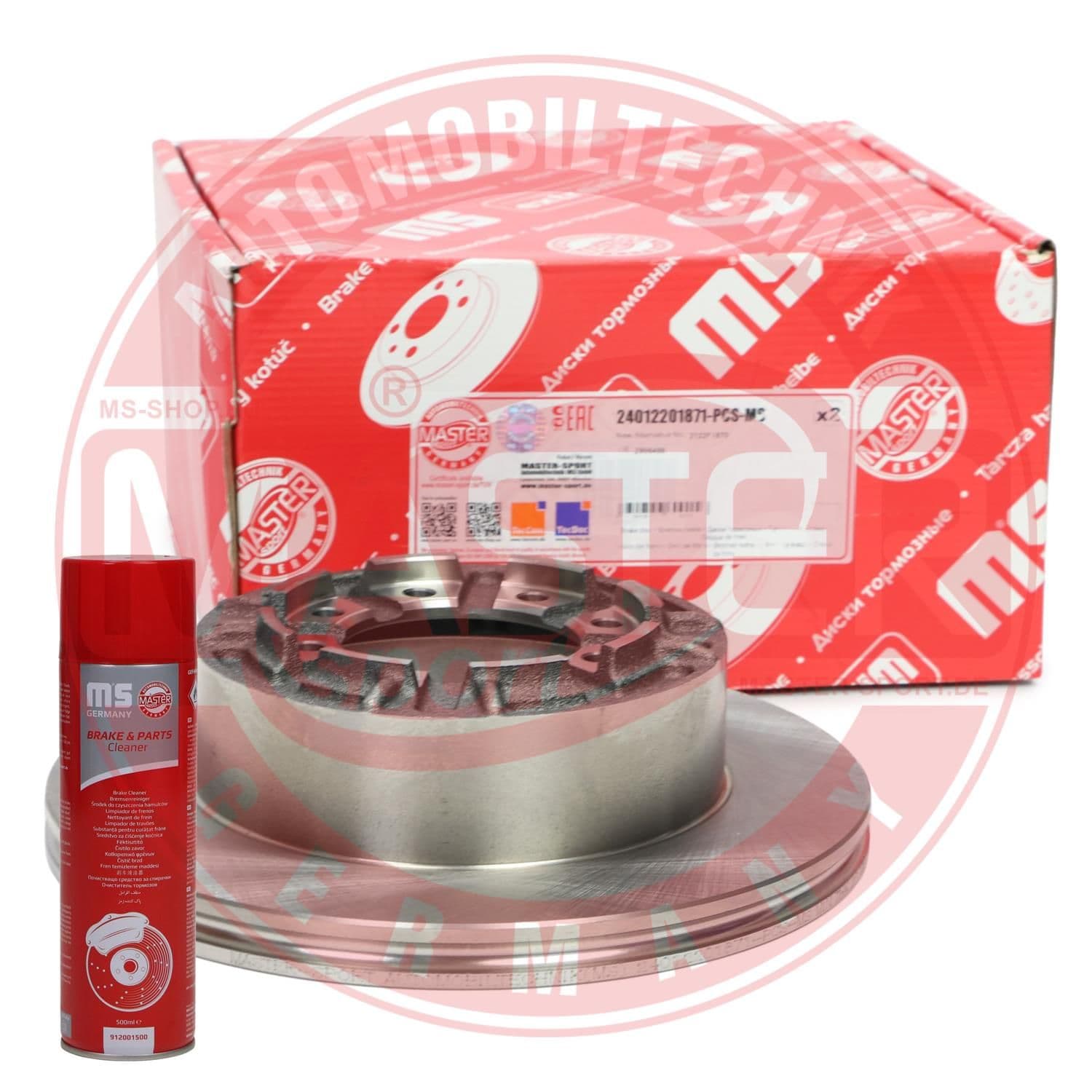 24012201871pcsmsp Master-Sport Гальмівний диск