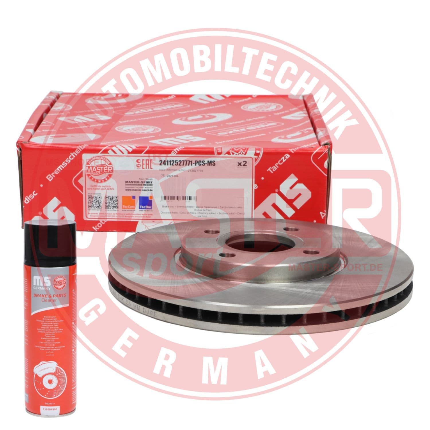 24112527771pcsmsp Master-Sport Гальмівний диск для Ford EcoSport