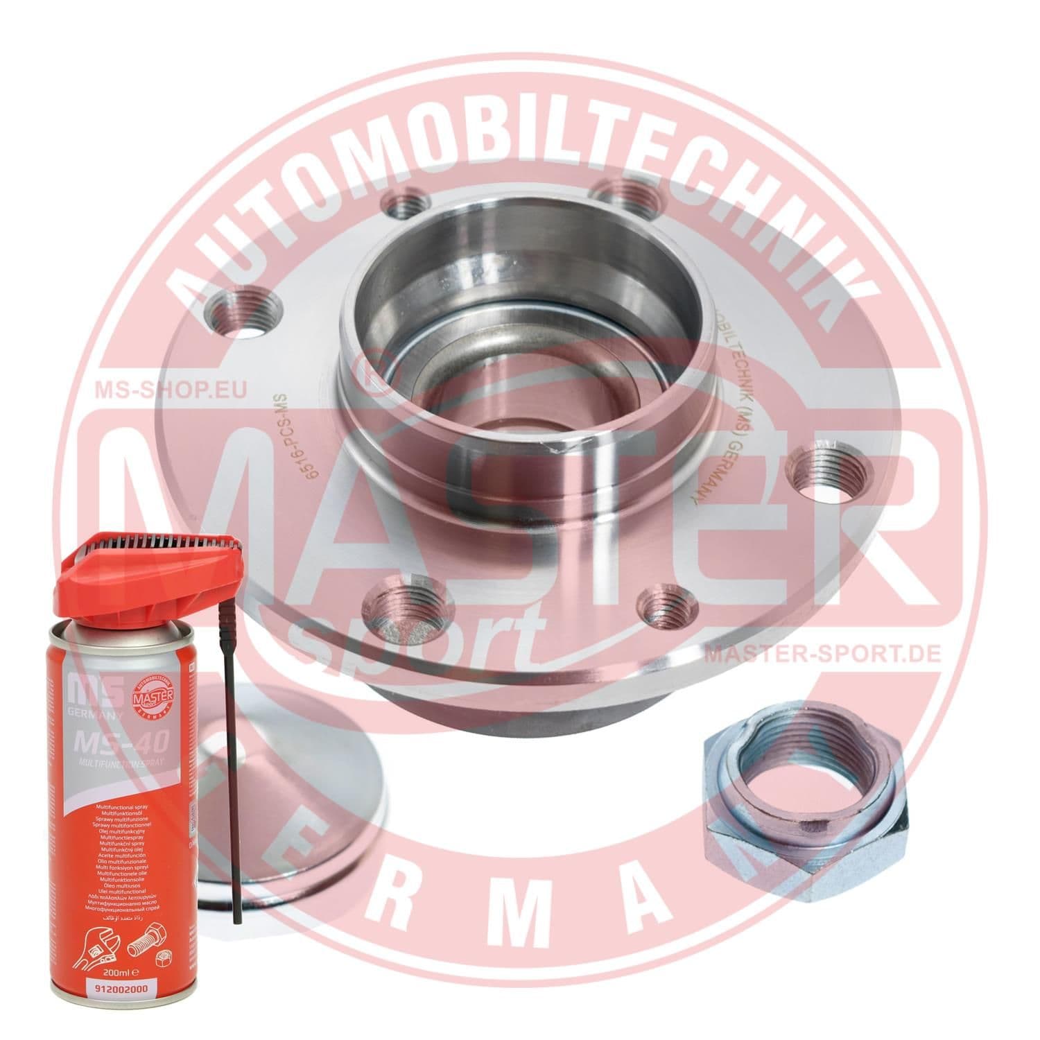 6516setmsp Master-Sport Комплект ступиці колеса для Fiat Stilo