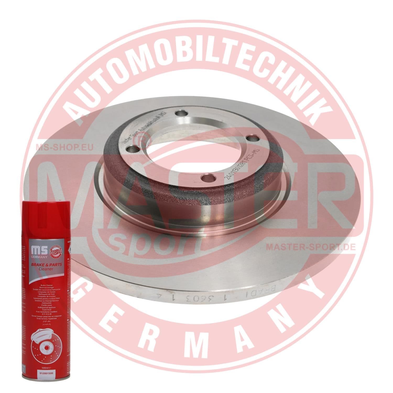 24011301281pcsmsp Master-Sport Тормозной диск для Peugeot 505