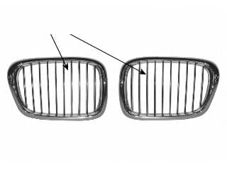 0637511 Van Wezel Решітка радіатора для BMW 5 Series