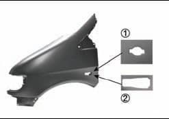 3078658 Van Wezel Крило переднє
