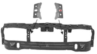 1830668 Van Wezel Передняя панель кузова