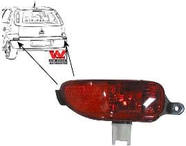 3777927 Van Wezel Задня протитуманна фара для Opel Corsa