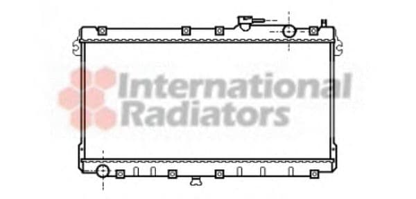 27002087 Van Wezel Радіатор охолодження двигуна для Mazda MX-5