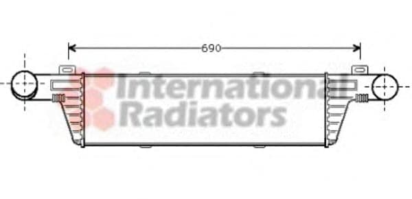 30004224 Van Wezel Інтеркулер для Mercedes Sprinter