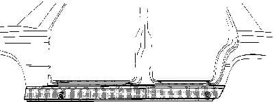 3006.02 Van Wezel Порог для Mercedes S-Class