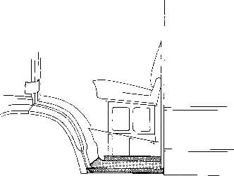 3070102 Van Wezel Поріг для Mercedes T1
