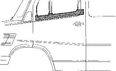 3070176 Van Wezel Двері для Mercedes T1