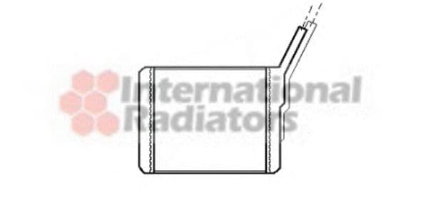37006182 Van Wezel Радіатор пічки