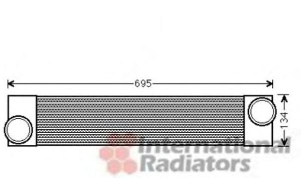 06004375 Van Wezel Интеркулер