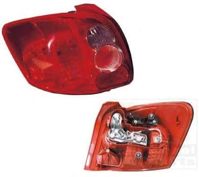 5405933 Van Wezel Задній ліхтар для Toyota Auris