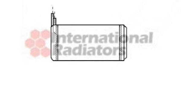 73006032 Van Wezel Радіатор пічки