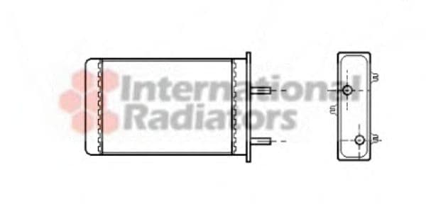 73006064 Van Wezel Радіатор пічки