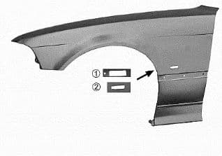 0642655 Van Wezel Крило переднє для BMW 3 Series