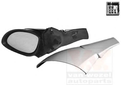 3766807 Van Wezel Зовнішнє дзеркало для Opel Vectra